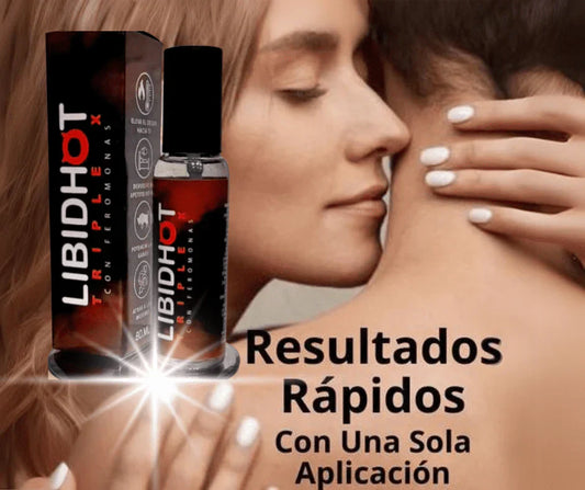 PERFUME DE FEROMONAS LIBIDHOT ( PRESENTACION VIDRIO Y CAJA-BOLSA DE PROTECCION)